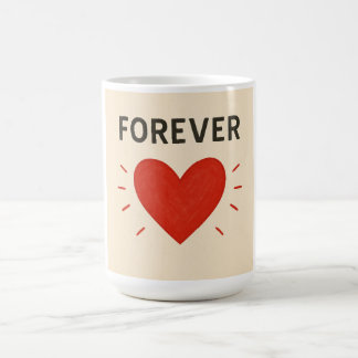 Caneca De Café Copa do Amor para sempre