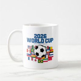 Caneca De Café Copa do Mundo 2026 ⚽ – Design de Celebração de Fã