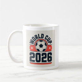 Caneca De Café Copa do Mundo 2026 ⚽ – Fã de Futebol