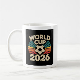 Caneca De Café Copa do Mundo 2026 ⚽ – Futebol Fã de Futebol Globa