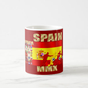 Caneca De Café Copa do mundo do futebol do futebol de África MMX