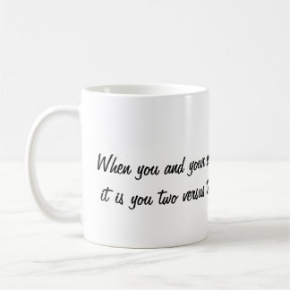 Caneca De Café Copa sobre como lidar com o conflito conjugal