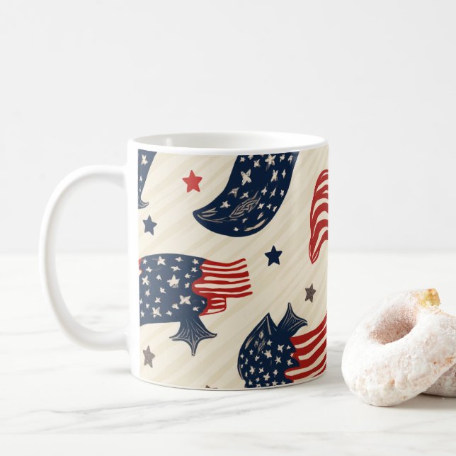 Caneca De Café copo americano (Com Donut)