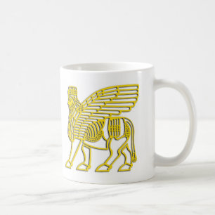 Caneca De Café copo assyrian do touro