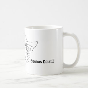 Caneca De Café Copo - Buenos Dias!!!