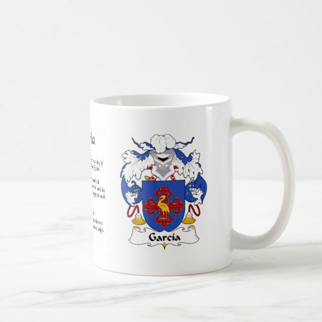 Caneca De Café Copo da crista da família de García (Direita)