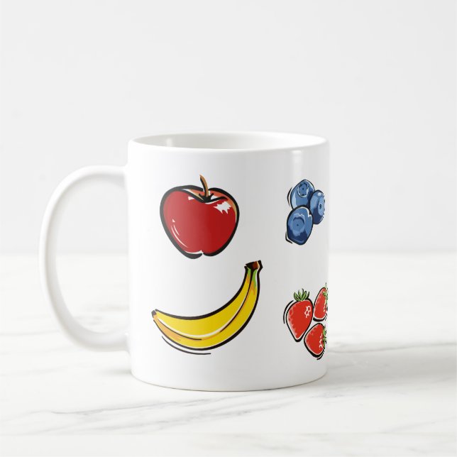 Caneca De Café Copo da fruta do divertimento (Esquerda)