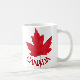 Caneca De Café Copo da lembrança da folha de bordo de Canadá do