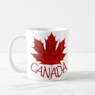 Caneca De Café Copo da lembrança da folha de bordo de Canadá do