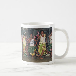 Caneca De Café Copo, dançarinos tonganeses, "onde o dia começa "
