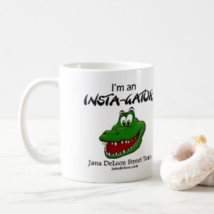 Caneca De Café Copo de café branco com logotipo da equipe da rua