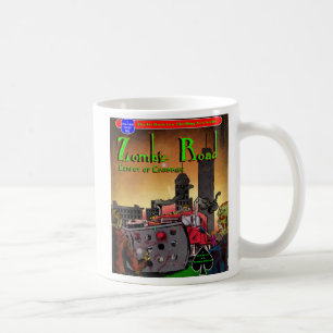 Caneca De Café Copo de café da estrada do zombi