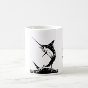 Caneca De Café Copo de café da pesca do espadim