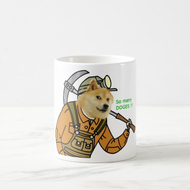 Caneca De Café Copo de café de Shibe da mineração (Centro)