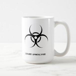 Caneca De Café Copo de café do apocalipse do zombi