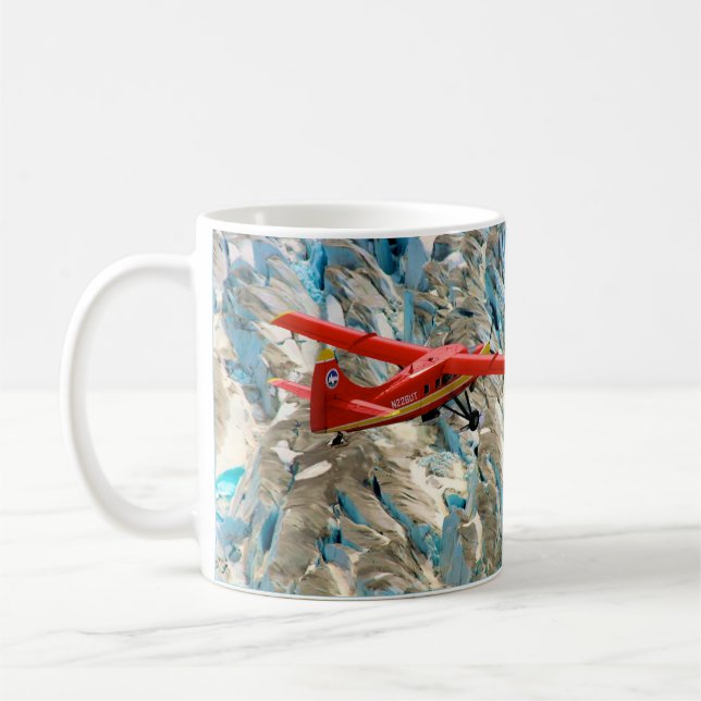 Caneca De Café Copo de café do avião vermelho (Esquerda)