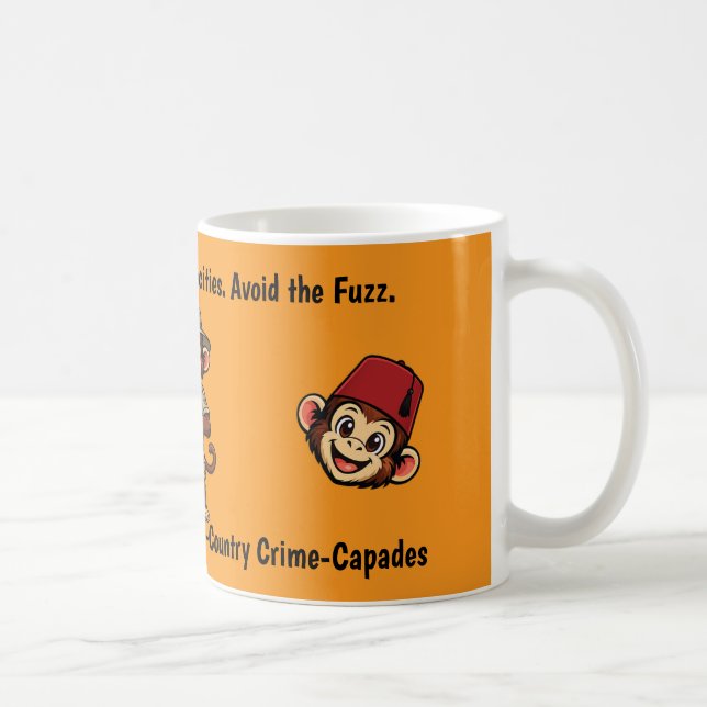 Caneca De Café Copo de café do Macaco Khaki (Direita)