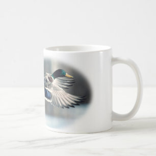 Caneca De Café Copo de café do pato selvagem da caça do pato