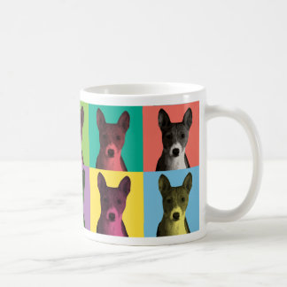 Caneca De Café Copo de café do pop art de Basenji