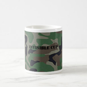 Caneca De Café Copo de café invisível da camuflagem