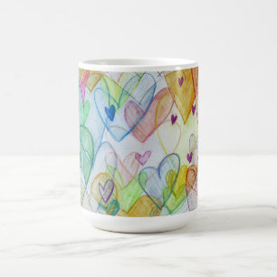 Caneca De Café Copo de Café Personalizado do Arco-Íris Comunida