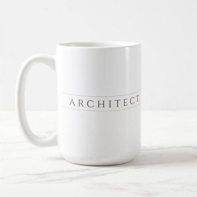 Caneca De Café Copo de Cerâmica Branco Alto / Sepia (Esquerda)
