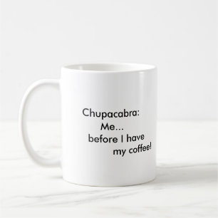Caneca De Café Copo de Chupracabra