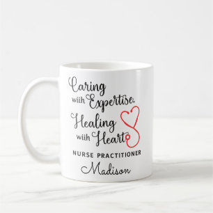 Caneca De Café Copo de Coração de Enfermeiro Praticante, Apreciaç
