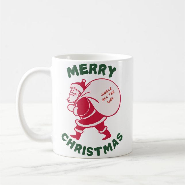 Caneca De Café Copo de Natal 2 (Esquerda)