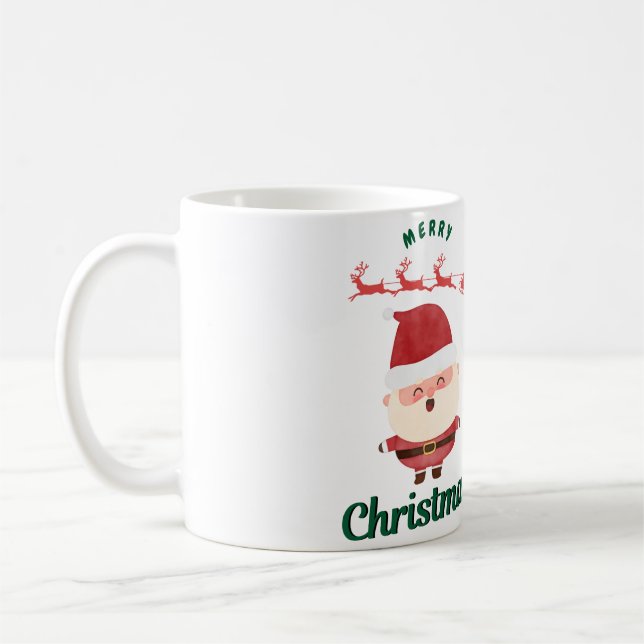 Caneca De Café Copo de Natal 3 (Esquerda)
