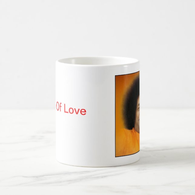 Caneca De Café Copo de Sathya Sai Baba do amor (Centro)