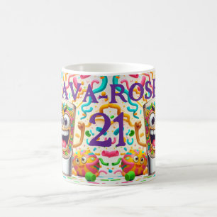 Caneca De Café Copo de Shot de Festa Rave – Diversão Vibrante