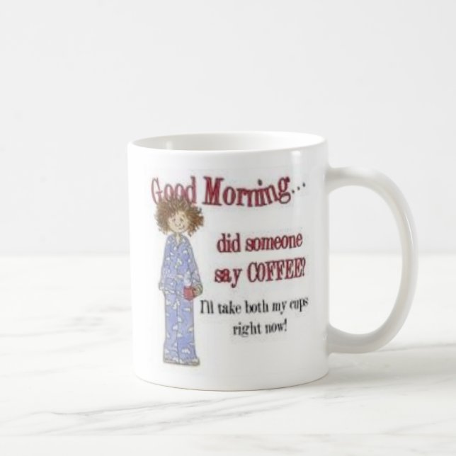 Caneca De Café Copo do café do bom dia (Direita)