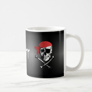 Caneca De Café Copo do crânio e dos Crossbones do pirata