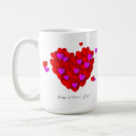 Caneca De Café Copo do Dia dos Namorados Corações Românticos