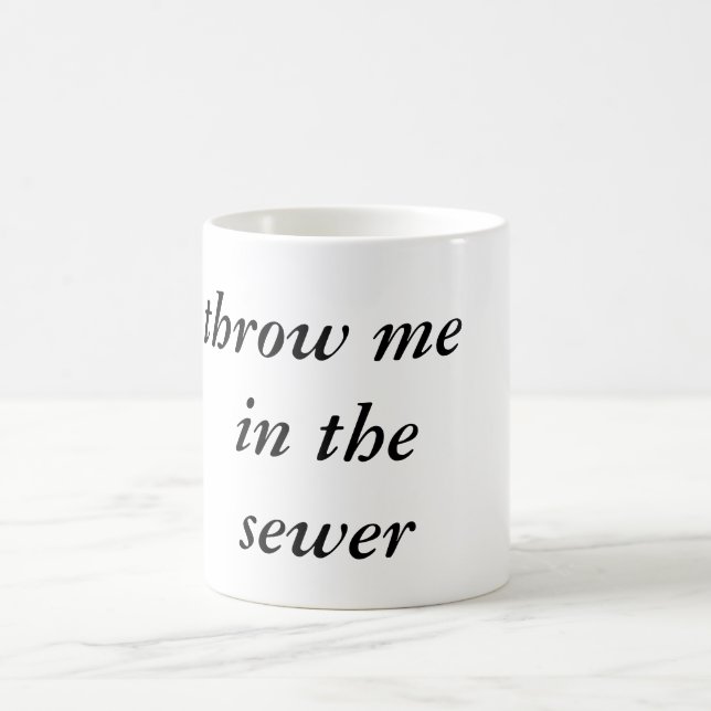 Caneca De Café copo do esgoto (Centro)