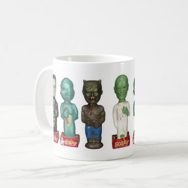 Caneca De Café Copo do Monster Soaky (Frente Esquerda)