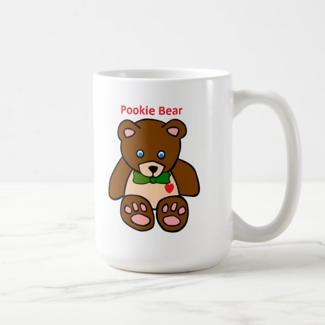 Caneca De Café Copo do urso de Pookie (Direita)