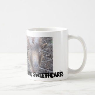 Caneca De Café Copo engraçado da cabra