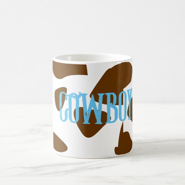 Caneca De Café Copo personalizado do Cowboy (Centro)