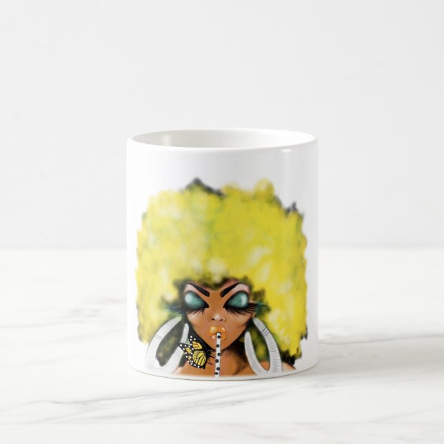 Caneca De Café Copo sorvendo (Centro)