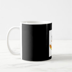 Caneca De Café Copos de Vestida de Pug Surfing Surf Pug