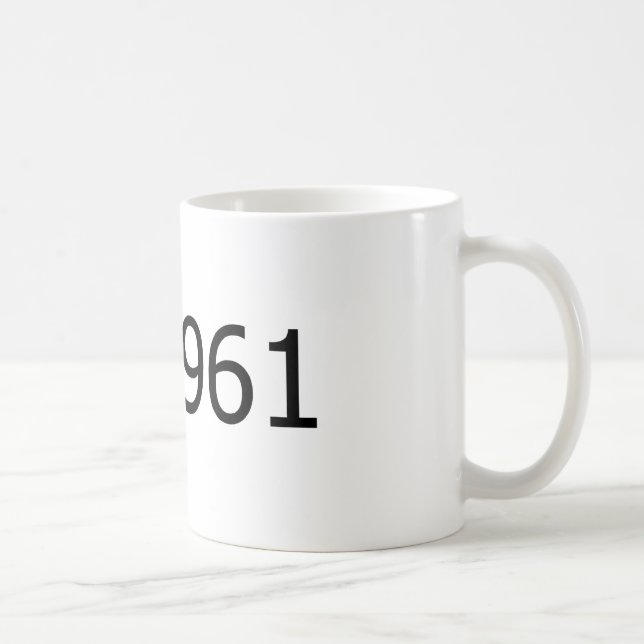 Caneca De Café Copyright 1961 (Direita)