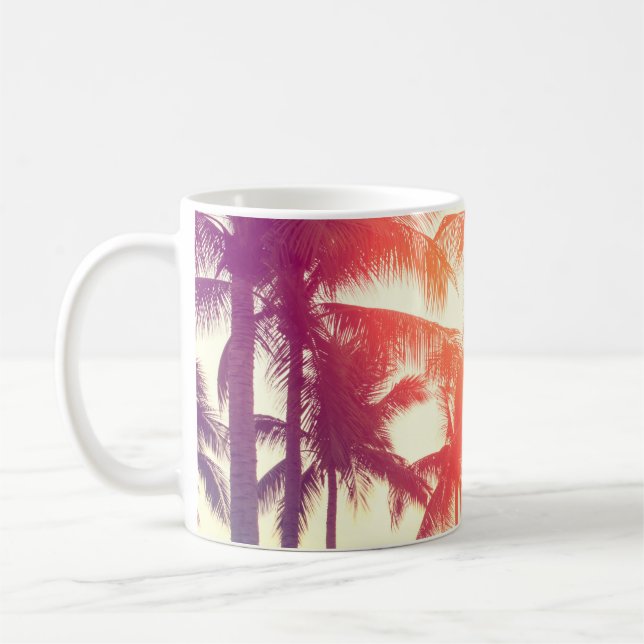 Caneca De Café Coqueiro na costa tropical (Esquerda)