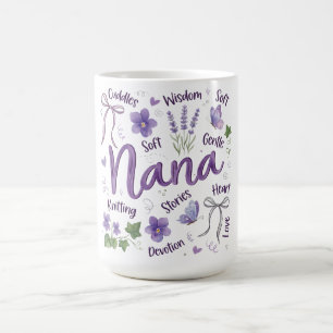 Caneca De Café Coquete Botânico Dia das Mães/Nana