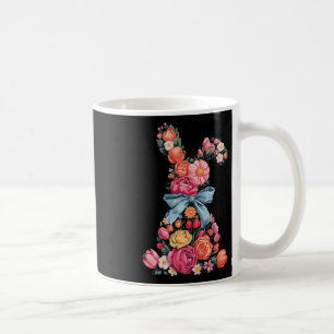 Caneca De Café Coquete Bunny Fofa Arco Dia de Páscoa Coelho Adole