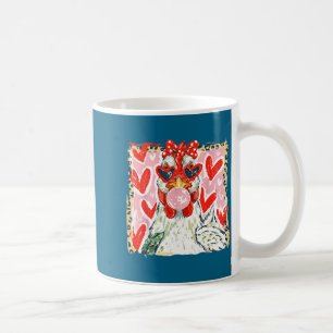 Caneca De Café Coquete leopardo valentine galinha galinha soprand