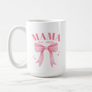 Caneca De Café Coquete Rosa Mama Est. Novo Dia de as mães Mãe 202