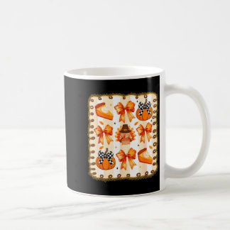 Caneca De Café Coquette Bow Pumpkin Season Thanksgiving Autumn Fa