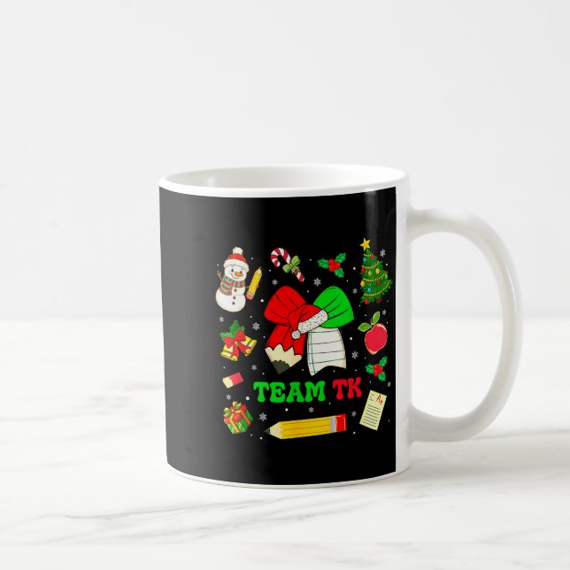 Caneca De Café Coquette Bow Team Tk Christmas Transitional Kinder (Direita)
